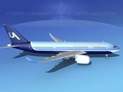 Airbus A350-800 Universal Charters 3D model