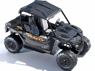 Wolverine RMAX2 1000 LE Black 3D model