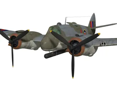 Bristol Beaufighter  MKVIC 3D model