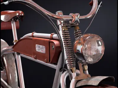 Ascot Italjet Electric Bike 3D model