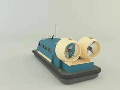 hydroplane 2 models 3D model