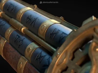Dwarf Gun - 3D Model 3D model