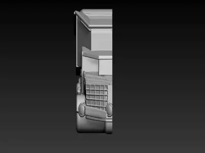 Truck Model 3D print model by BlingBlingArtist