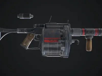 MGL 190 Low-poly 3D model