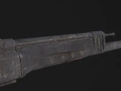 StG 44 3D model gun Low-poly 3D model