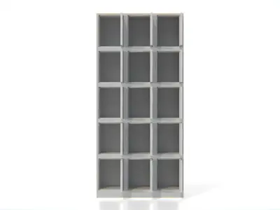 Locker Cabinet Low-poly 3D model purchase