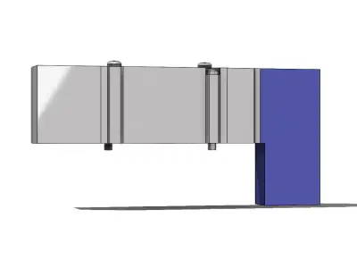 Valvula Solenoide SMC SY5400 51 Solenoid Valve 3D model