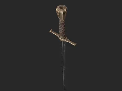Basic Sword Low-poly 3D model purchase