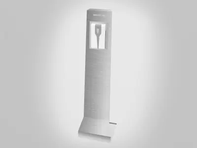 Disinfection Station Low-poly 3D model