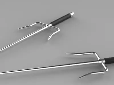 SAI Martial Arts Weapon 3D model