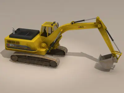 Excavator 3D model
