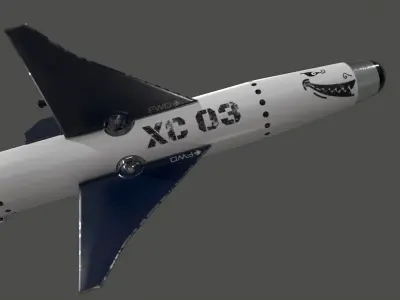 Missile Sidewinder 3D model