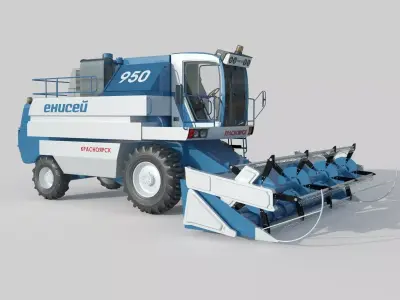 Yenisei 950 Combine 3D model