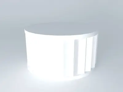 Knob round table Free 3D model