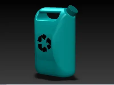 Oil Can Free 3D model buy