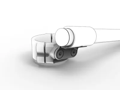 Woodcraft Clip-On Handlebars 3D model