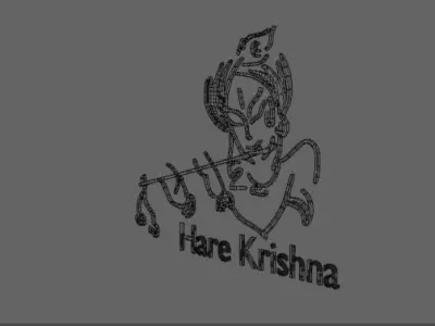Krishna Art 3D model