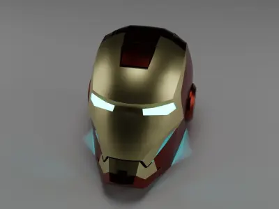 Ironman first Helmet 3D model