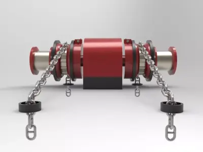 Anchor Winch Boat or ship 3D model