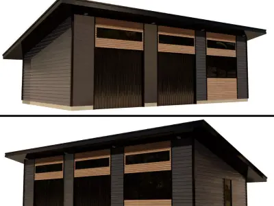 Garage01 Free 3D model
