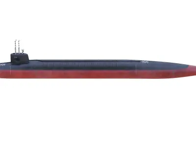  USS Tennessee SSBN-734 3D model