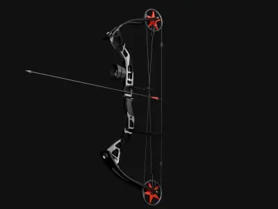 compound bow 3D model buy