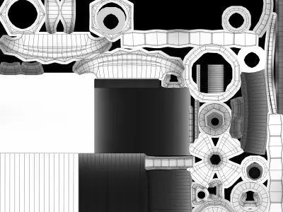 Pipe valve 3D model purchase