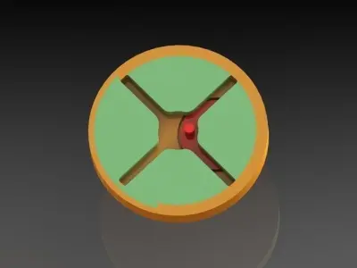 Internal Geneva Mechanism Free 3D model