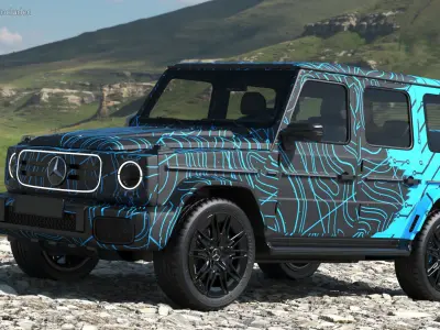 Mercedes-Benz G580 with Dynamic Pattern 3D model