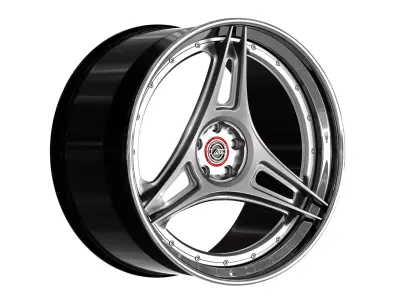 AL13 R-Series R35 Duoblock Wheel 3D model