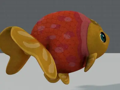 Fish V03 Low-poly 3D model