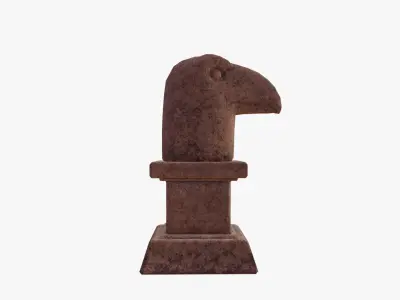 Ancient Statue Pack PBR Low-poly 3D model