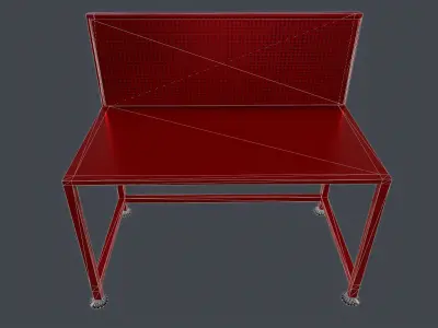 work bench Low-poly 3D model buy