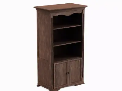 Antique Cupboard 05 Low-poly 3D model