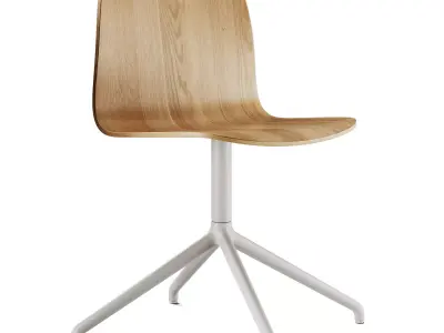 Muuto Base Table and Chair Visu Wide 3D model