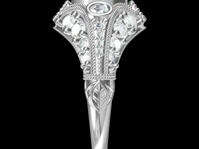 Wedding Ring  3D print model 347