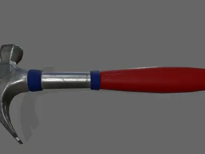 Hammer 1 Low-poly 3D model