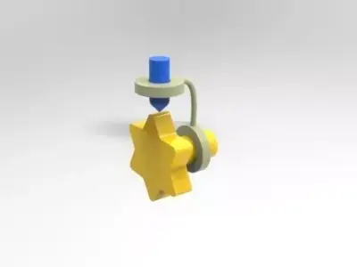 Catia v5 cam follower mechanism 2 by DMU kinametics simulator 3D model