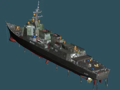 Building Ship 3D model