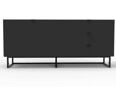Modern Drawer Low-poly 3D model