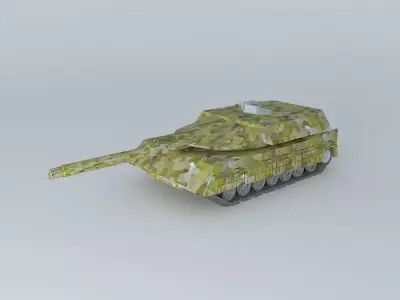 Experienced tank T-11 Free 3D model