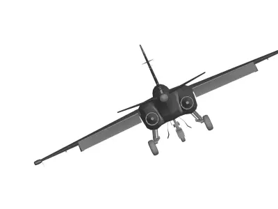 Sukhoi Su-25 3D model purchase