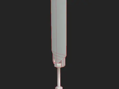 Sakarath - 3D low poly fantasy hand painted sword Low-poly 3D model