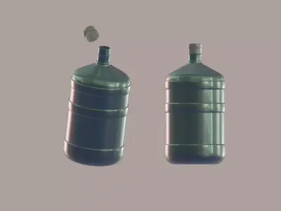 Water bottle 3D model