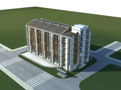 Office Building 3D model 65