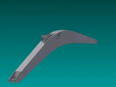 CX350B metal arm Free 3D model