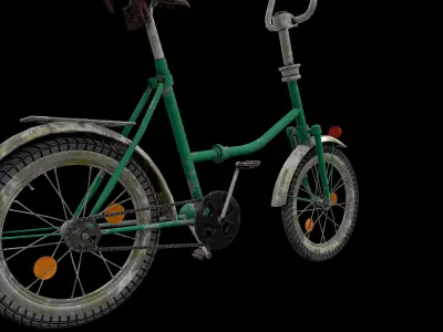Bicycle Low-poly 3D model buy