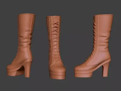 Stylized Boot 3 3D model