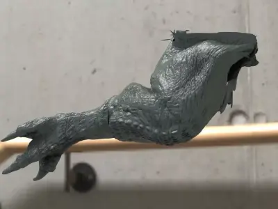 Dragon Leg HD detail 3D model