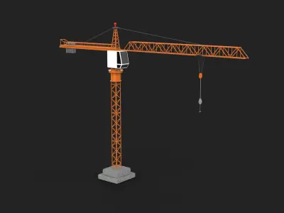 Tower Crane 3D model purchase